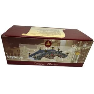 Vintage Enchanted Forest Ceramic Bridge Village Accessory NIB